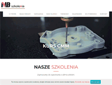 Tablet Screenshot of mbszkolenia.pl